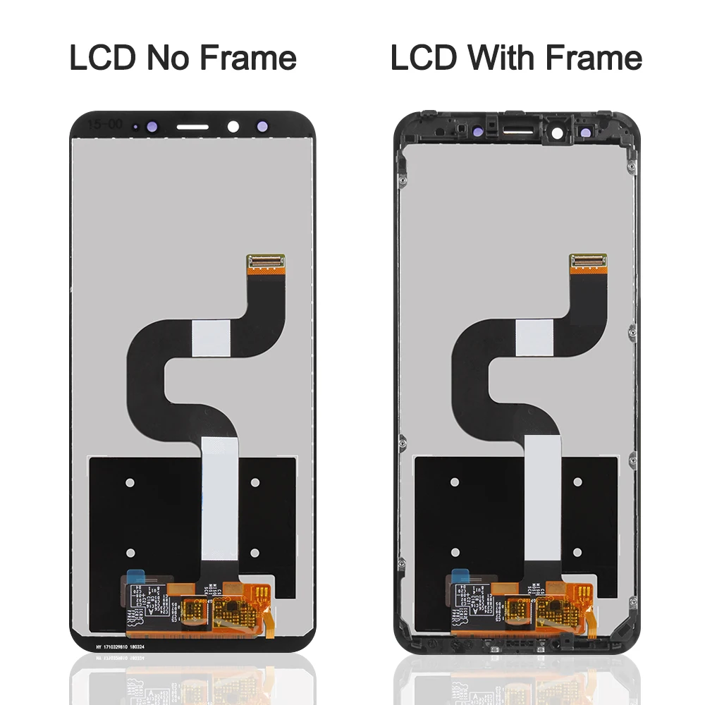 5.99 "Original สำหรับ Xiaomi Mi A2จอแสดงผล LCD หน้าจอสัมผัส Digitizer กรอบสำหรับ Xiaomi Mi 6X Mi6x M1804D2SG จอแสดงผล LCD เปลี่ยน