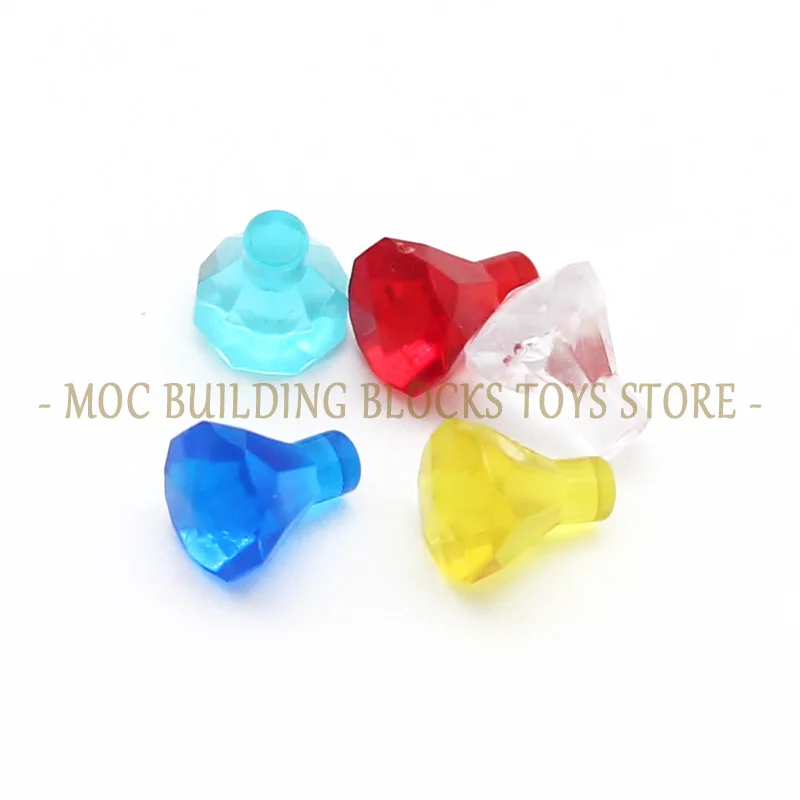 MOC Brick 30153 Rock 1x1 Jewel 24 Facet DIY Building Blocks Educational Toys Compatible with Assembles Particles