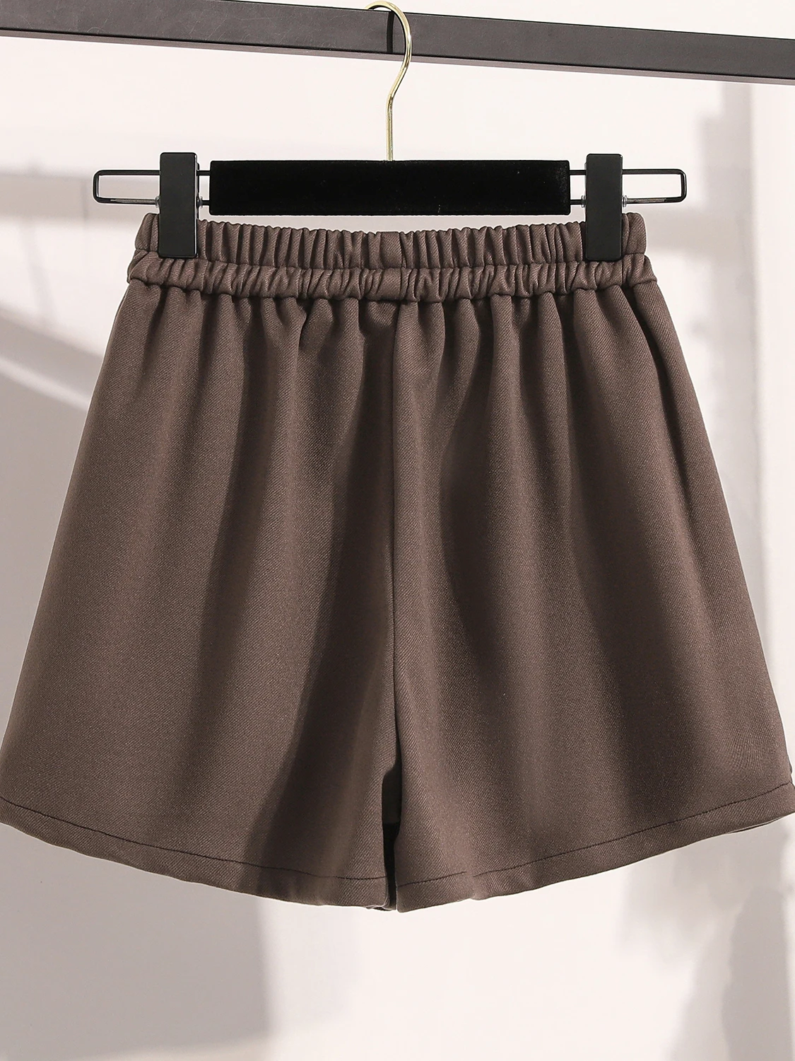 Fall Winter plus Size Woolen Loose Shorts Women Thickened Anti-Light Base Layer  Skirt Pants Elastic Waist Boot Pants