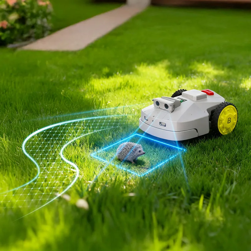 STLF 1.5 Acre فائقة الهدوء ذاتية الشحن APP التحكم جزازات العشب الروبوتية مع خريطة رؤية العين RTK 4 ونظام مضاد للسرقة