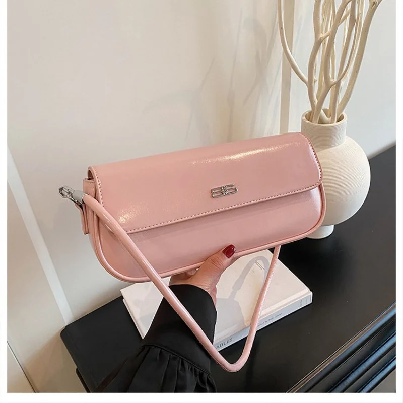 

Elegant Women Crossbody Bag With Silk Scarf Strap Tie And Leather Body For A Chic And Feminine Touch