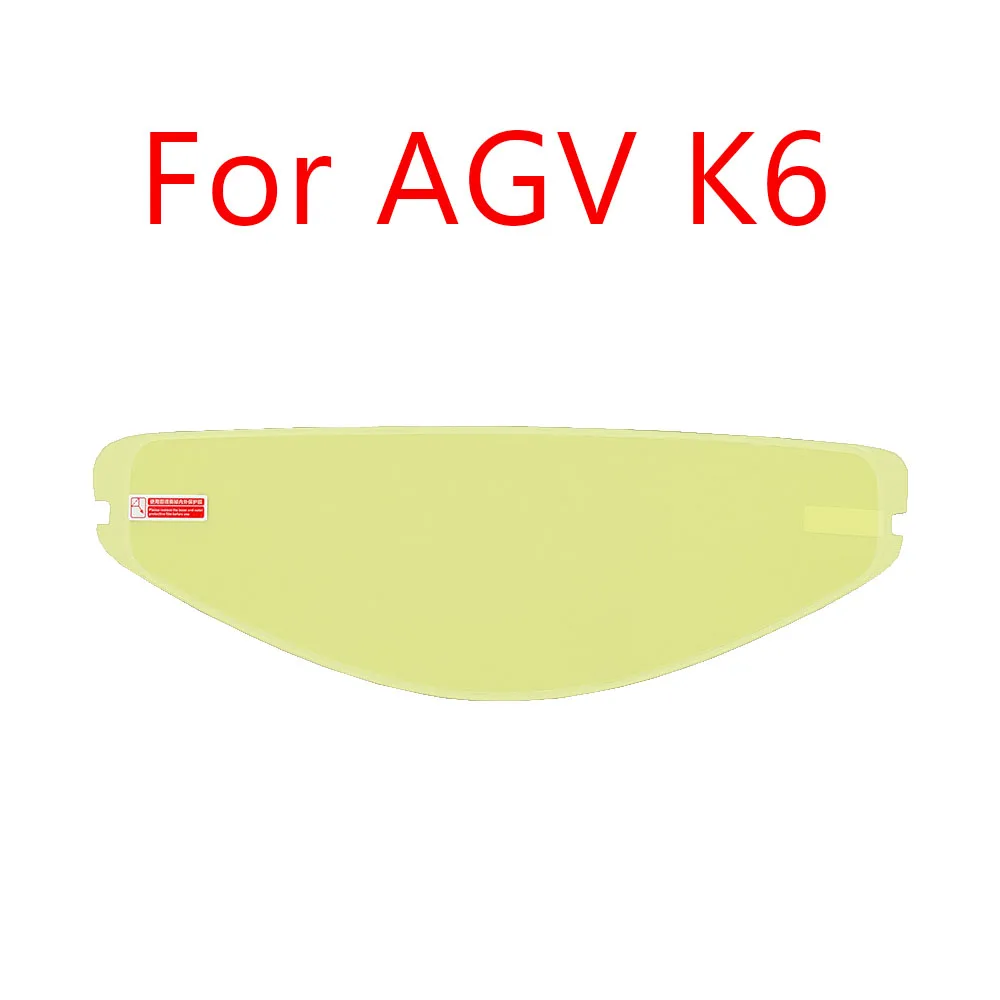 

Anti Fog Helmet Film for Helmet AGV K6/HJC HJ20M/KYT TTC/Anti Fog Film Sticker accessoires de casque de moto intégral