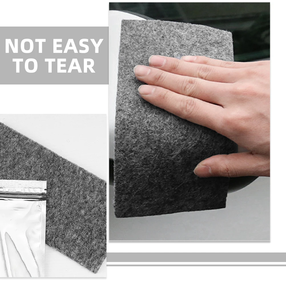 

4pcs Car Scratch Repair Cloth Nano Polishing Tool Removes Scratches Restores Shine Paint Oxidation Bird Droppings Dirt Vehicle