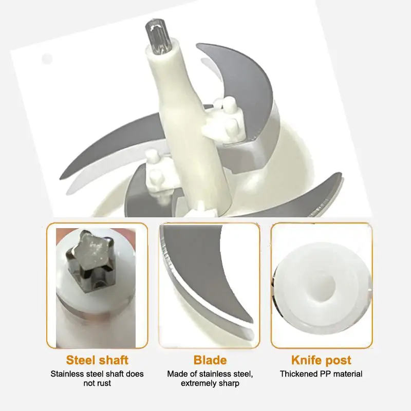 For Meat Grinder Accessories Kitchen Tools Electric Meat Grinder Blade Food Crusher Processor Replacement Spare Parts