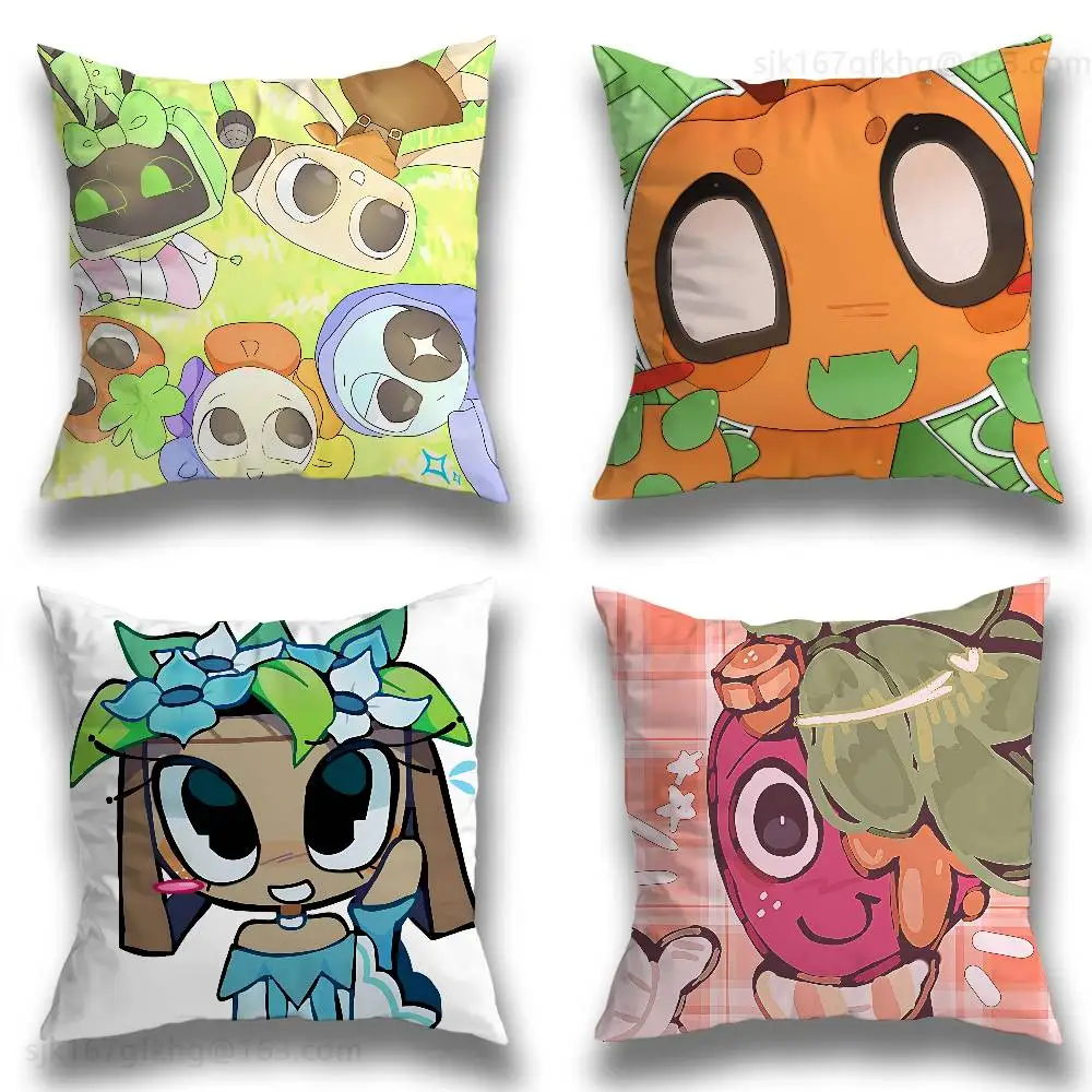 

D-Dandys W-World Goob Bassie Astro Pillow Case Anti-dustmite Pillowcase Invisible zipper silky short plush Sofa cushion cover