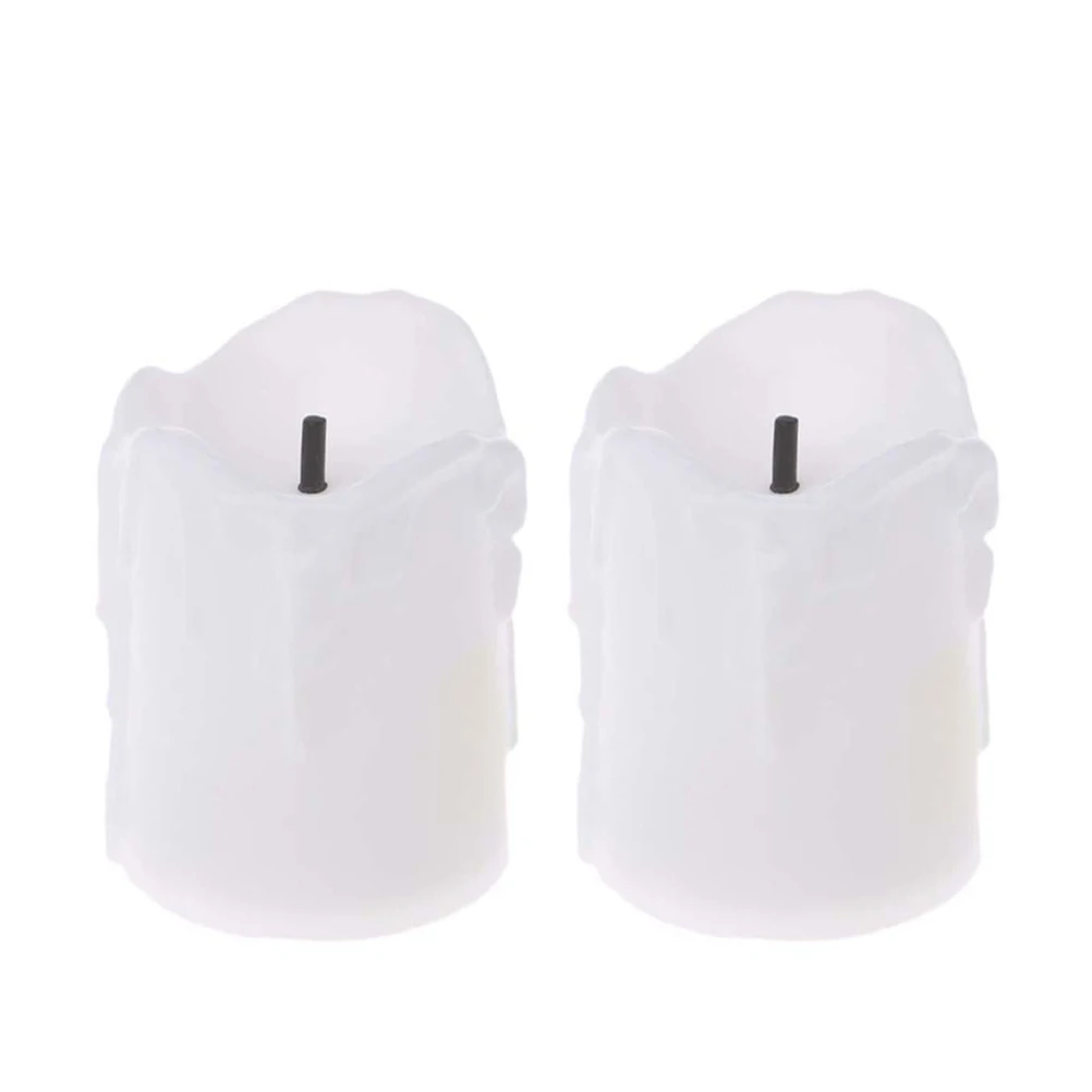 

5 Pcs Tears Light Flickering Flameless Candles Decorative Table Operated for Lights Chargeable