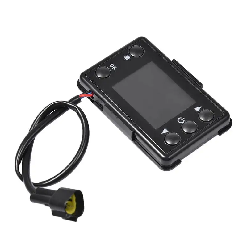 Aquecedor de ar a jato e monitor LCD, Aquecedor de estacionamento para caminhão, reboque, barco, RV, Similar para Websato Eberspacher, 12 V, 24V, 2