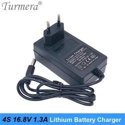 Cargador de batería 8,4 V 12,6 V 16,8 V 21V 25V 1A 2A 1.3A 18650 DC 5,5 MM * 2,1 MM para 2S 3S 4S 6S cargador para batería de destornillador