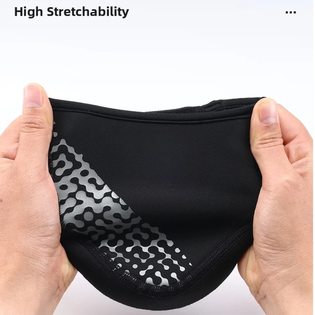 

Breathable Warm Cycling Shoe Covers Half Length Windproof Lockable Strap for Road Mountain Biking Commuting and Competition