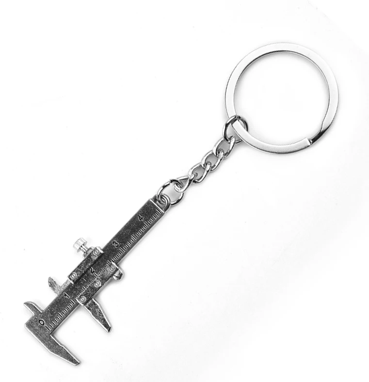 Car Keychain Portable Mini Vernier Caliper 0-40mm Measuring Tool Keychain Details:      *  Brand New And High Quality  *Unique A