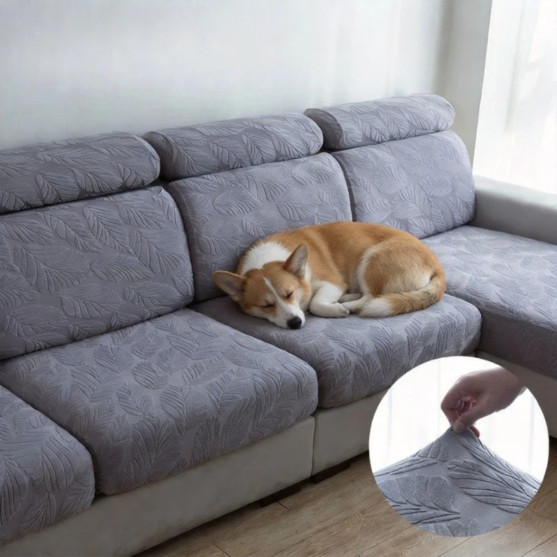 

Stretch Couch Cushion Cover Plush Cushion Slipcover for Chair Loveseat Sofa Cushion Furniture Protector Seat Sofa Cover for Pets