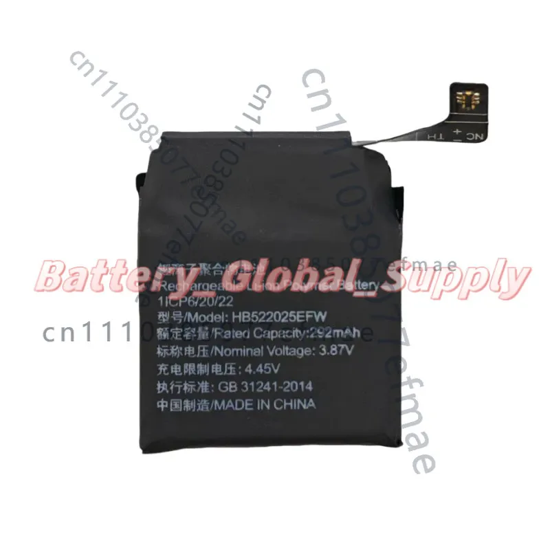 3.87V 292MAH Battery for Watch Fit2/GT 3 HB522025EFW High Quality Fast Delivery