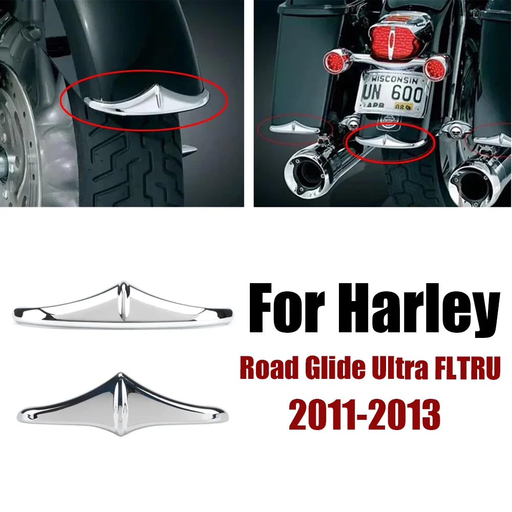 

For Harley Road Street Electra Glide Road King FLHXI FLHX CVO FLTR FLTRI Front Rear Fender Tip Case Motorcycle Accessory