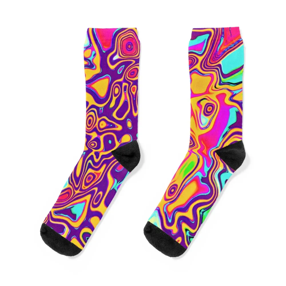 

Retro Psychedelic Plasma Blast Socks men cotton high quality funny gift fashionable christmas gift Socks Ladies Men's