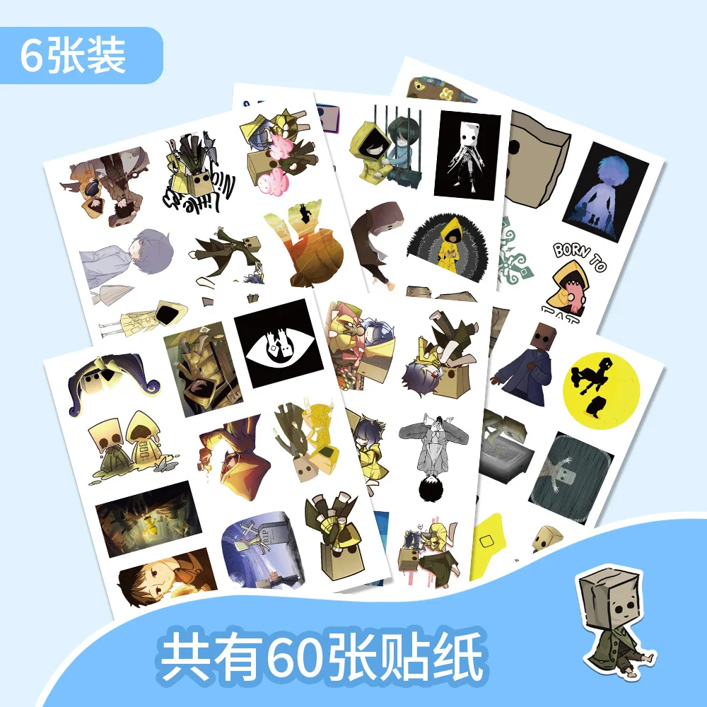 60 قطعة أنيمي الكوابيس الصغيرة ملصقات أحادية العمل ملصقات صناعة يدوية سكرابوكينغ الهاتف الأمتعة سكيت الشارات مقاوم للماء