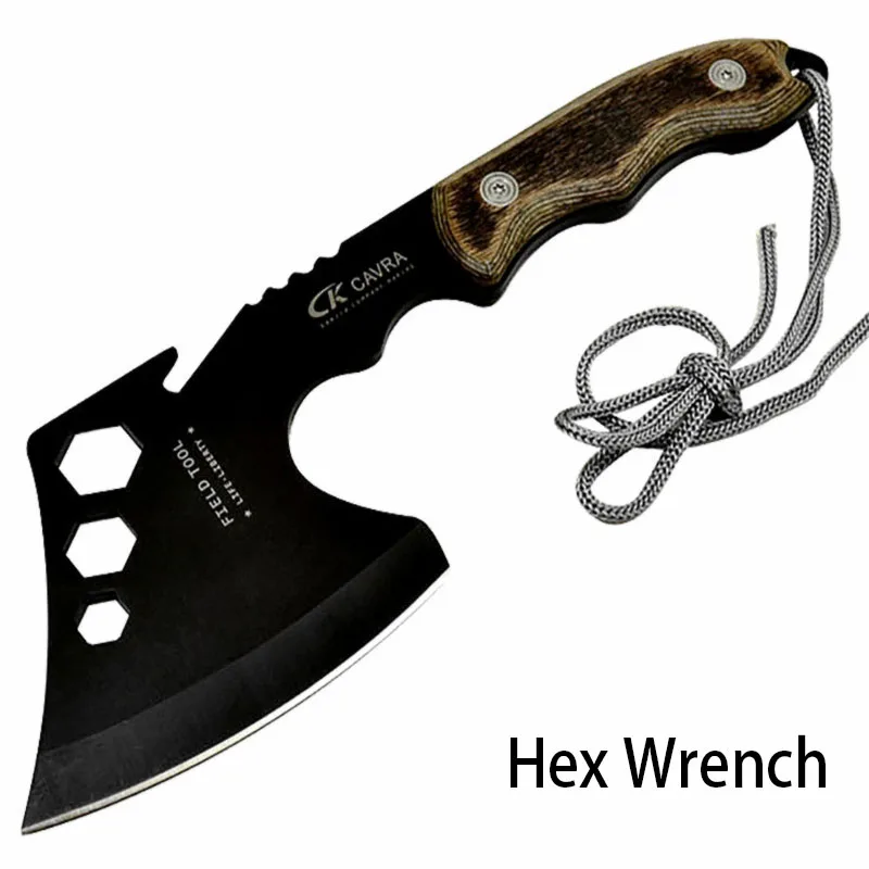 Onboard equipment with hexagonal wrench, axe, small hand axe, outdoor travel spare, multifunctional camping axe