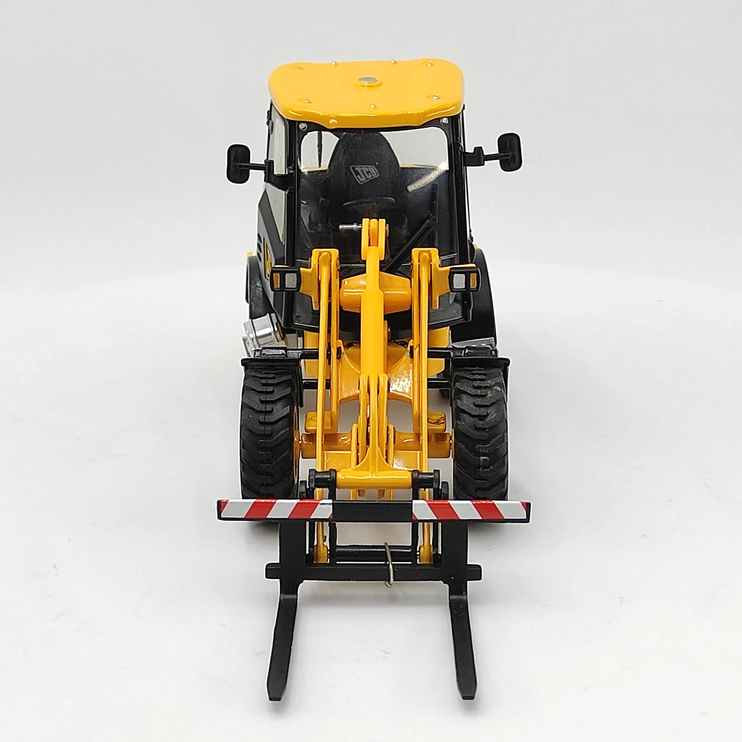 دييكاست JCB 1:35 مقياس JCB 406 عجلة تحميل رافعة شوكية سبيكة سيارة نموذج تحصيل لعبة هدية تذكارية عرض حلية