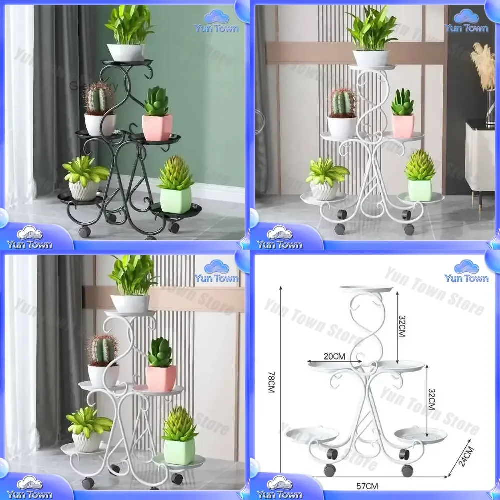 for Rack Designer Flower Aesthetics Indoor Modern Light Luxury Plant Display Shelf for Living Room Balcony Home Furniture