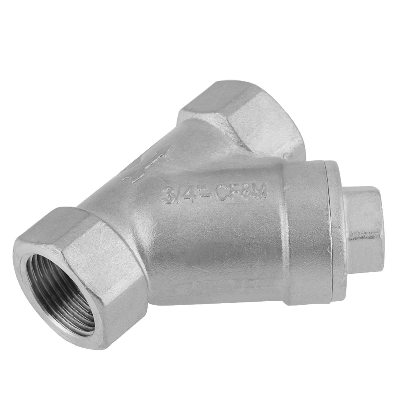 3/4 "DN20 PT ด้ายสแตนเลส Y ประเภทกรองปั๊มกรองสําหรับน้ําน้ํามันแก๊ส