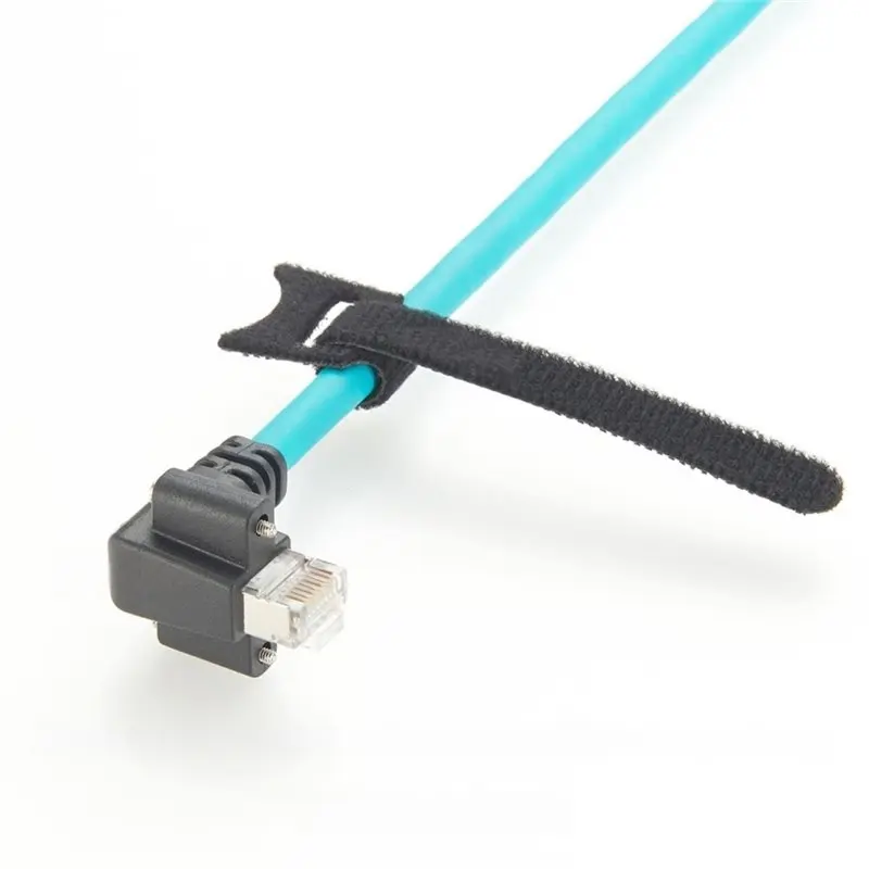 New Design~ RJ45 Gige Cable Cat6a Gige Ethernet Cable RJ45 Right Angle Male Cat6a 10 Gigabit Ethercon Cable With Vertical For