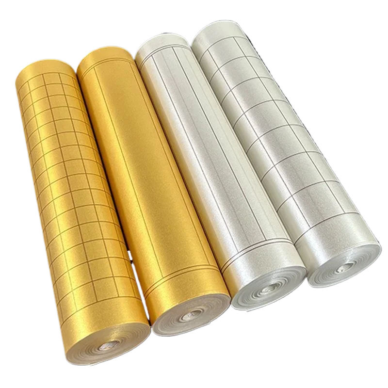 Griding Calligraphy Xuan Paper Long Scroll Small Regular Script Treated Rice Paper Brush Calligraphy Creation Works Xuan Paper