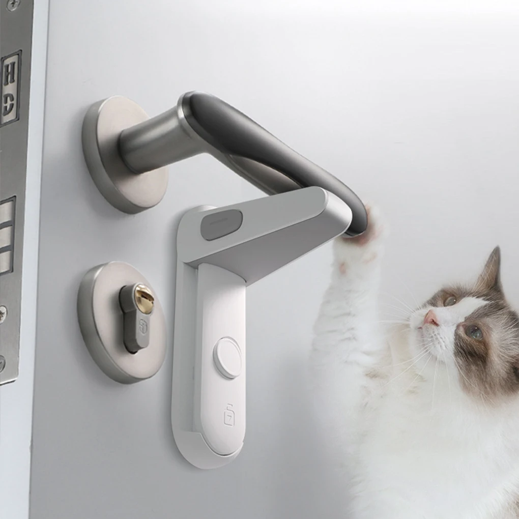 2pcs ABS Child Safety Door Lock For Styling Clean And Low-key Handle Materials Baby Protection Door