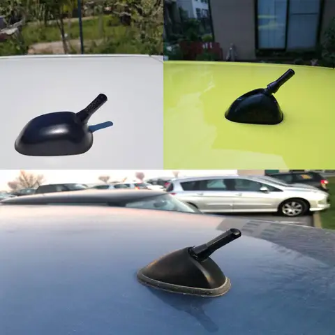 Helt ny kolfiberskruvmetall kort, kort, kort mastantenn bilstyling takantenn förbättrad signal för Benz biltillbehör 10 best sales Mercedes-antenn - №1