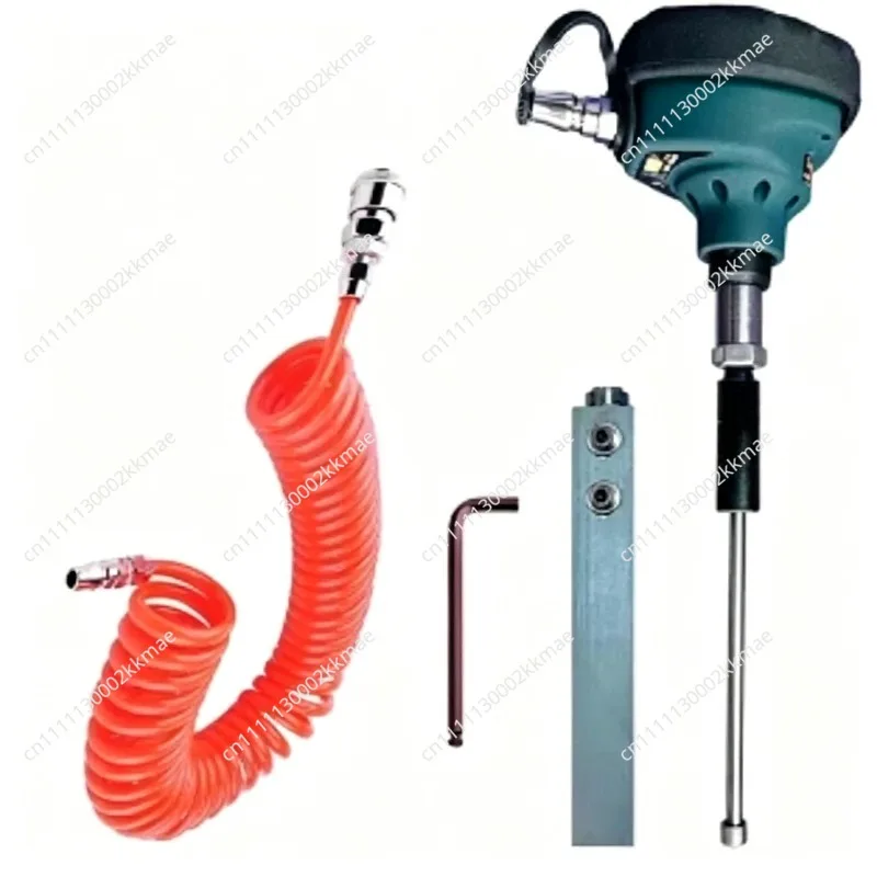 Pneumatic Waste Hole Removal Machine Air Palm Hammer Cardboard Inner Hole Waste Cleaning Auxiliary Tools Set Impact Hammer