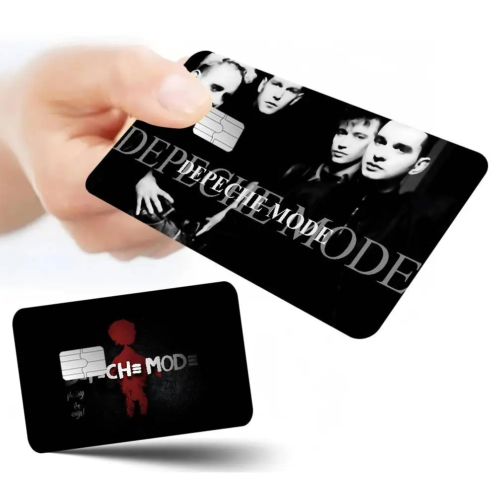 D-Depeche M-Mode Cartoon Credit Card Skin Stickers for Bank Card Bus Metro Card Sticker Waterproof Women Gift