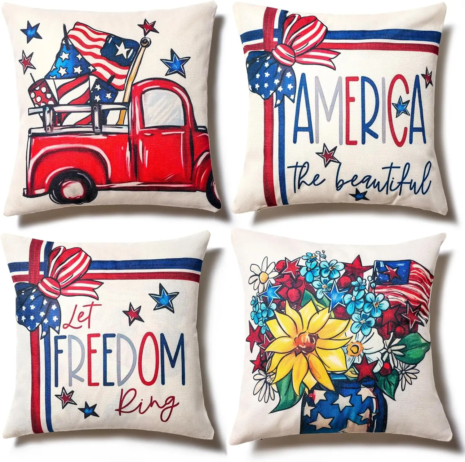 4 Fundas de almohada de Halloween 18x18 - decoración gotica fantasma en naranja quemado negro blanco، otoño espeluznante