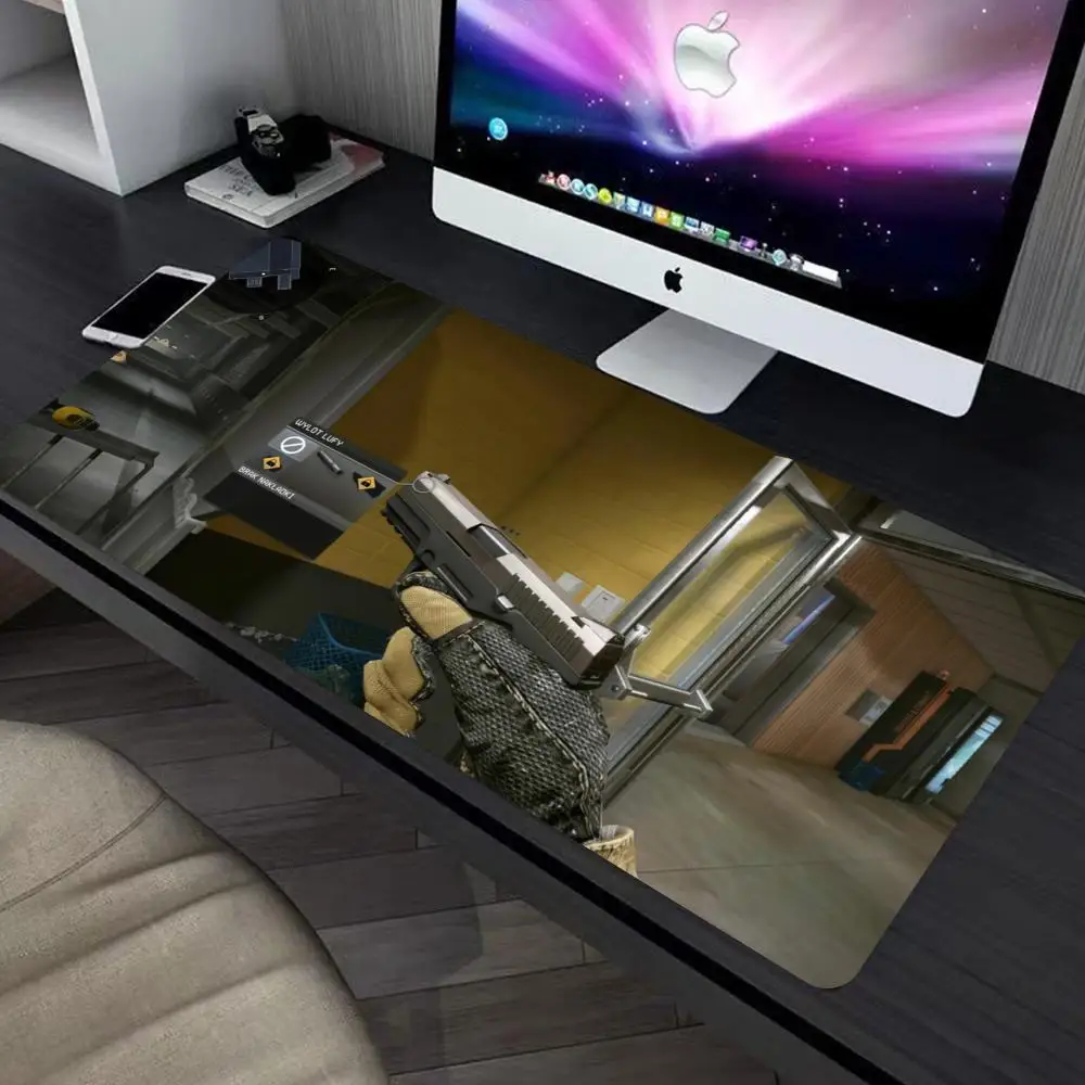 

Gunfight game interface Mouse Pad large keyboard mouse desk pad non-slip rubber gaming mouse pad laptop mouse carpet