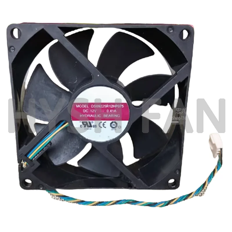

DS09225R12HP075 12V 0.41A PWM Chassis High Air Volume Cooling Fan