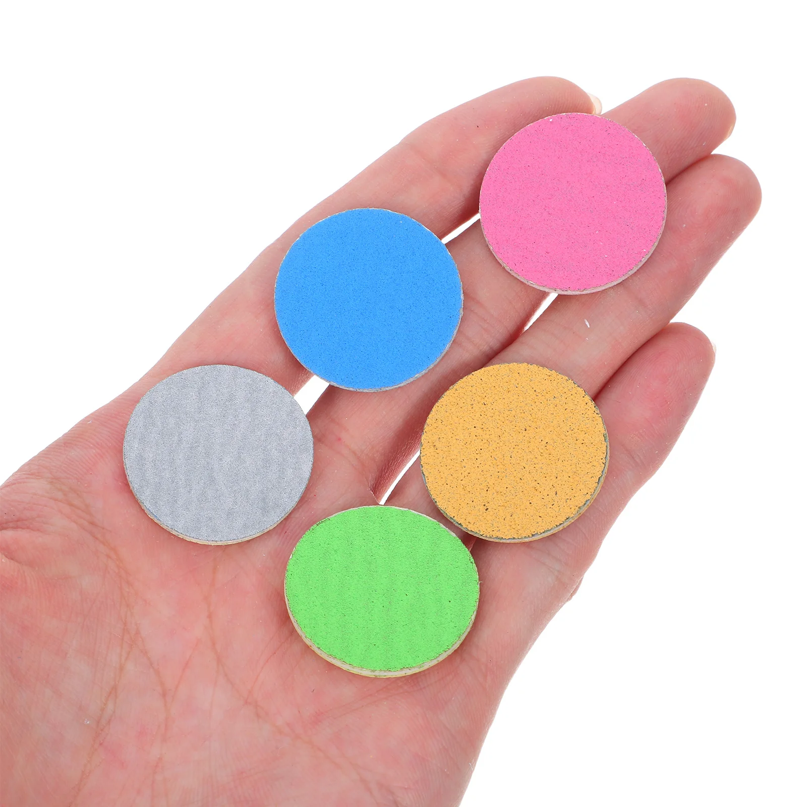 

200 Pcs Nail Polishing Sheets Sanding Paper for Foot Manicure Bits Sandpaper Discs File Replacement Files Disks Grinding Pad