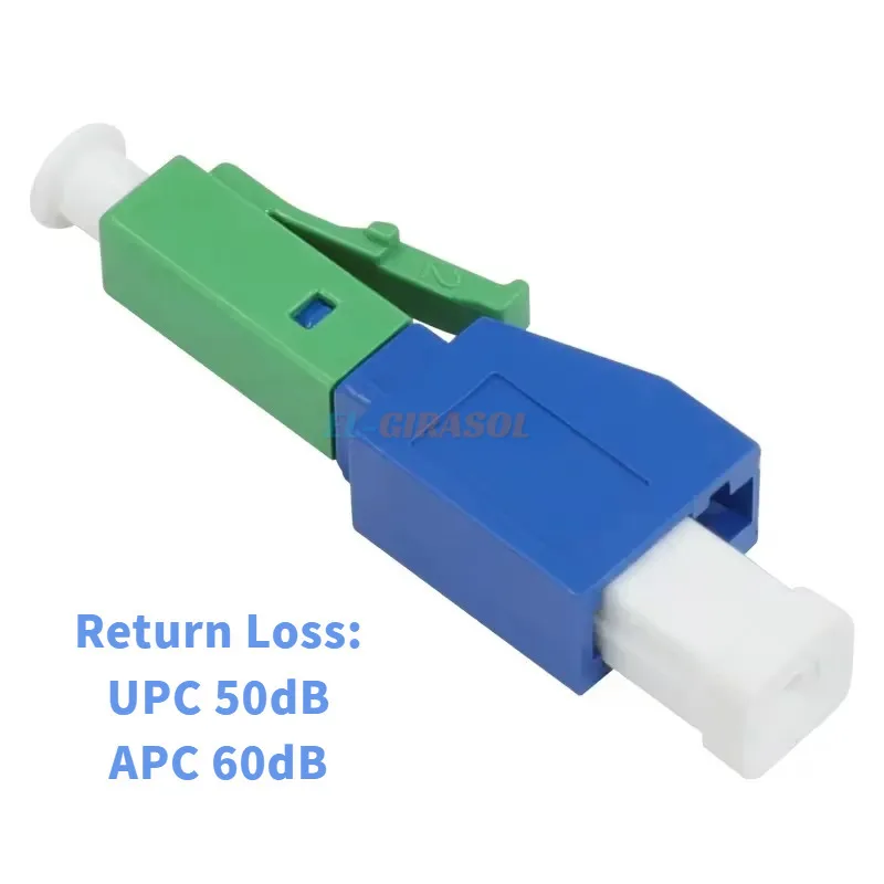 2PCS Fiber Optic Attenuator LC/APC Female To LC/UPC Male 0db 1db 3db 5db 10db 15db 20db Female To Male FTTH