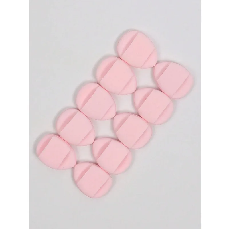 50 قطعة من منتفخة البودرة الصغيرة لوسادة الأصابع، مع منتفخة مسحوق وسادة هوائية، إسفنجة مزج خالية من اللاتكس ومنفخة مكياج لمستحضرات التجميل