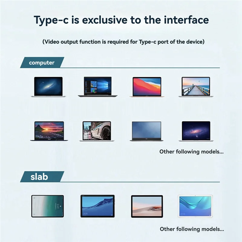 USB-C إلى VGA محول نوع-C إلى D-Sub 15Pin VGA محول كابل ل USB 3.1 الهاتف المحمول شاشة الكمبيوتر المحمول العارض TV-TCE