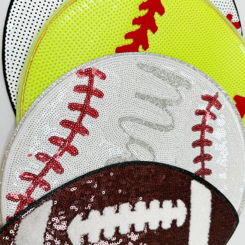 Large Rugby Baseball Ironing Patches Bow Sports Club Sports Federal Patch Sticker T-shirts Jackets Uniforms Decor Accessories view 5
