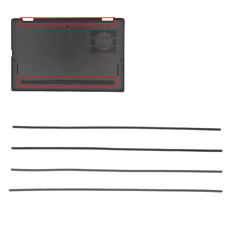 

Universal Laptop Rubber Strip Pad For DELL Latitude 7310 DIY Bottom Case Foot Non-Slip Replacement Accessory Fit