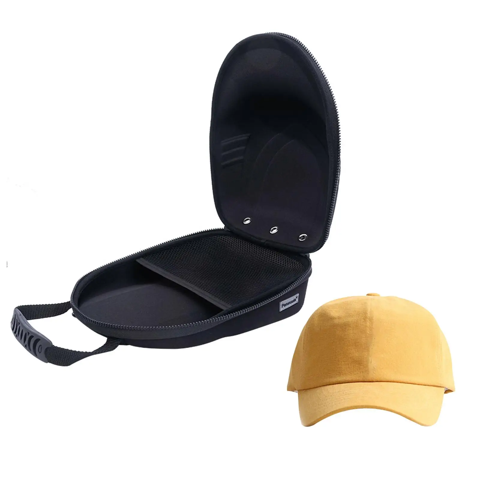 Hat Case for Baseball Hats Carrying Bag Organization Suitcases Breathable Handbag Portable Caps Holder Hat Box for Hiking Home