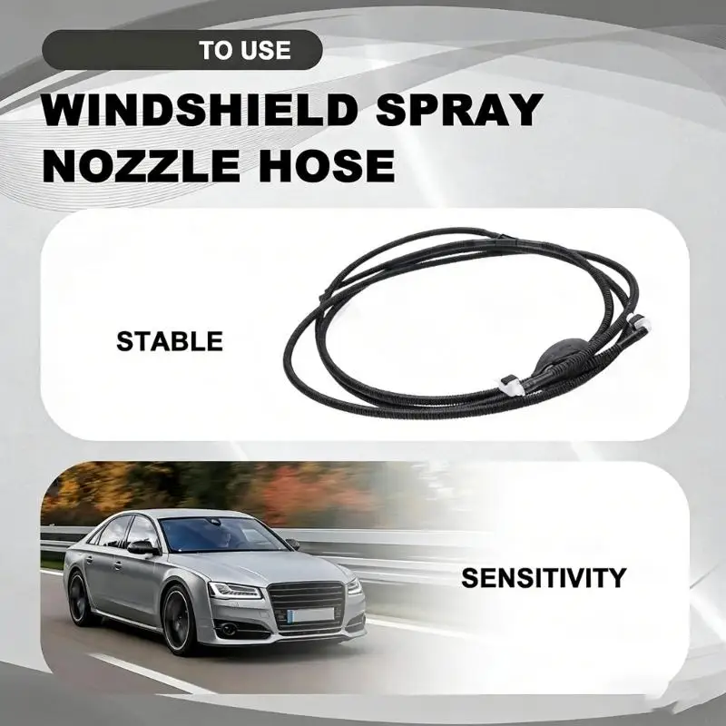 

Car Black Plastic Washer Sprayed Nozzle Hose Pipe For Sharan 56D955998 34D955667