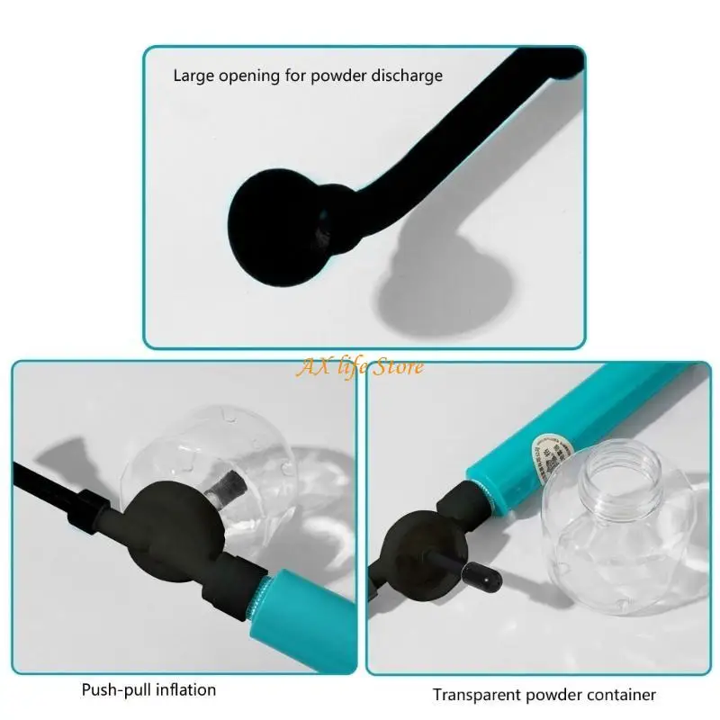 

J2HA Garden Dust Applicator Granule Dispensing Tool Anti Clog Nozzle For Even Spread