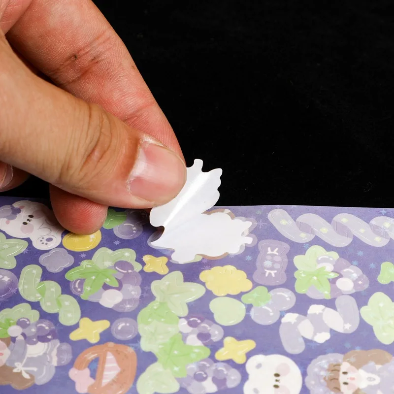 Serie MagicGirl adesivi Guka fatti a mano fai-da-te adesivi per notebook Guka tagliati al laser in PVC impermeabile all'ingrosso