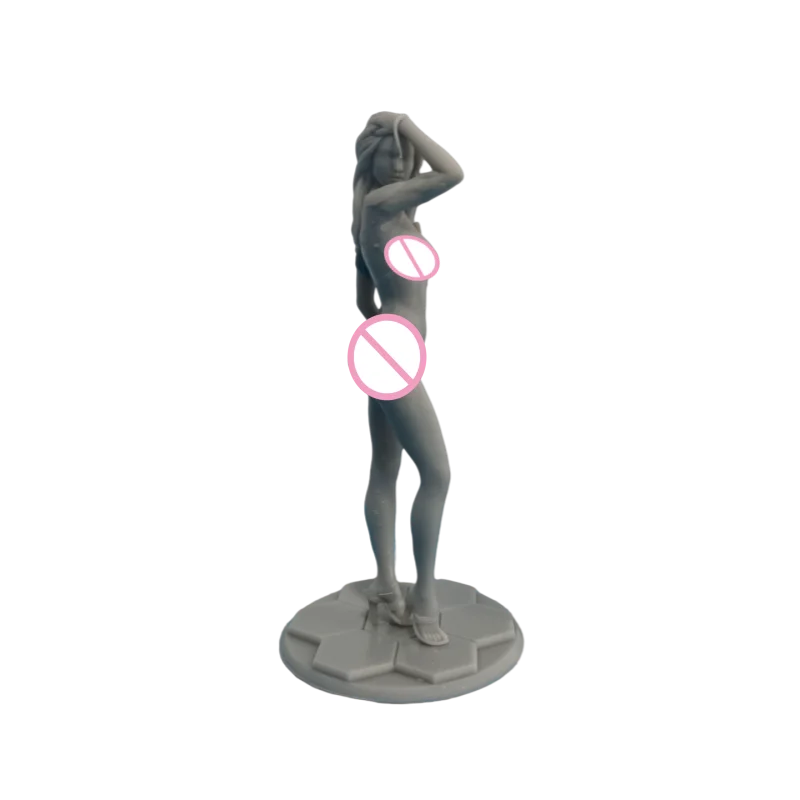 

1/24 Scale Resin Figures Sexy beauty pulls her hair Nsfw Assemble Model Kit Unassembled and Unpainted 3D Statue toy