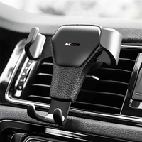 Universal Gravity Car Phone Holder Air Vent Clip Mount Mobile Phone Holder For Hyundai Santa Fe Sonata Solaris Azera Accessories