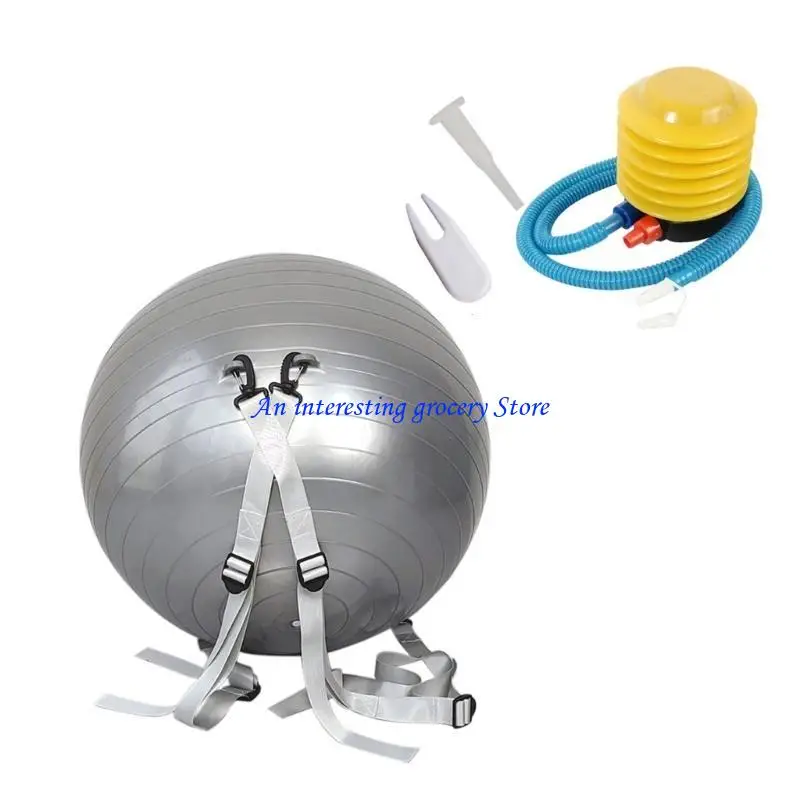 652D Somersaults Auxiliaries Ball with Shoulder Belt Training Ball Childrens Adult NonSlip Yoga Balances Ball