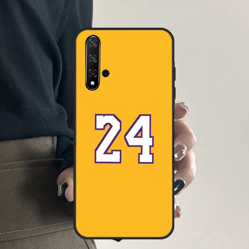 Basketball Lucky Number Case For Huawei Nova 11i 8i 3i 10 9 SE 5T Y60 Y61 Y70 Y90 P20 P40 P30 Lite P60 Mate 60 Pro