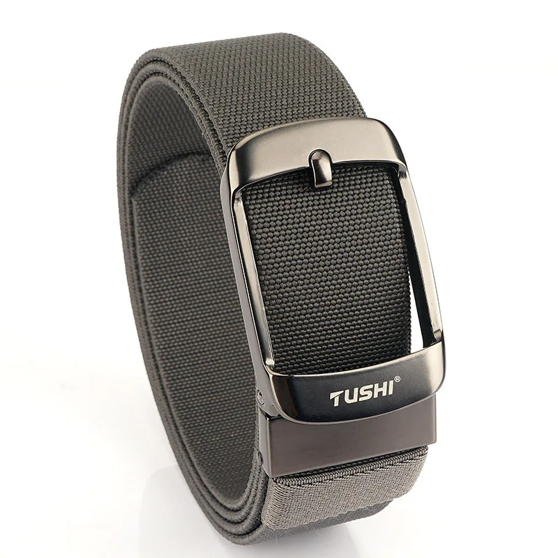 Youth Outdoor Sports Nylon Belt Canvas Belt Men's Youth Student Simple Automatic Buckle Pants Belt