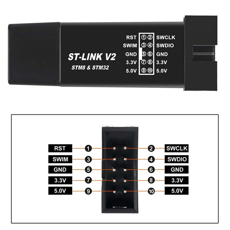 New!!STM32 Simulator Download Programmer ST-Link V2 ST-LINK V2 Simulator Download Programmer