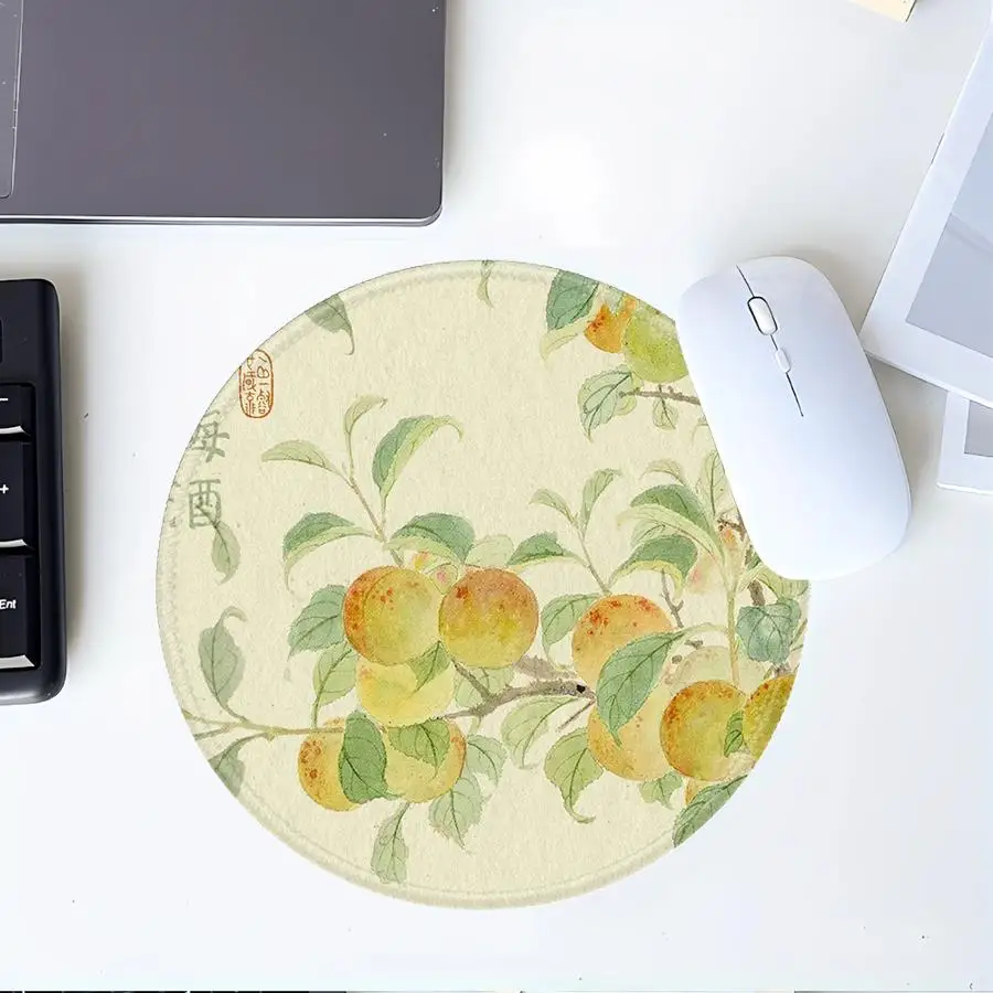 

Classic Ink Flower Waterproof 1pc Mouse Pad Computer Laptop Pad Game Console Pad Keyboard Mouse Pad office Pad Desk accessories