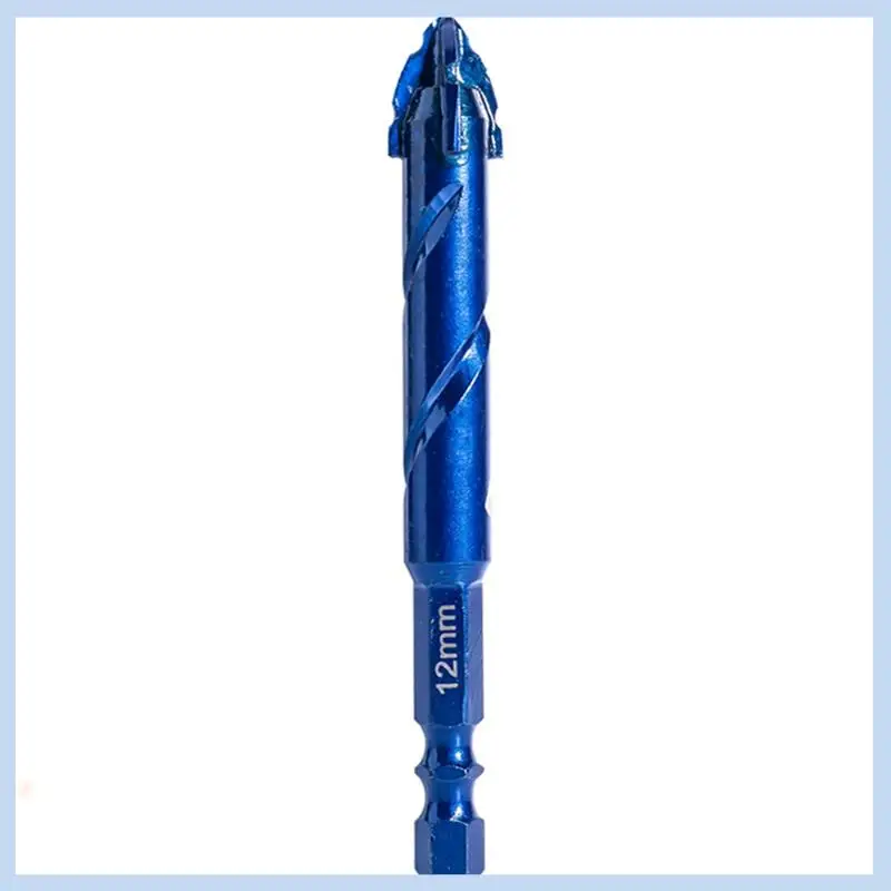

AS63-8Pcs Four-Edged Serrated Eccentric Drill Bit 6/8/10/12/14Mm Concrete Drill Bits For Tile Glass Metal Brick Wood